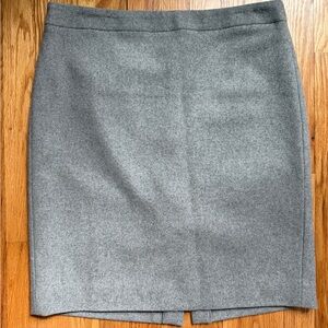 J. Crew Women's Gray Pencil Skirt